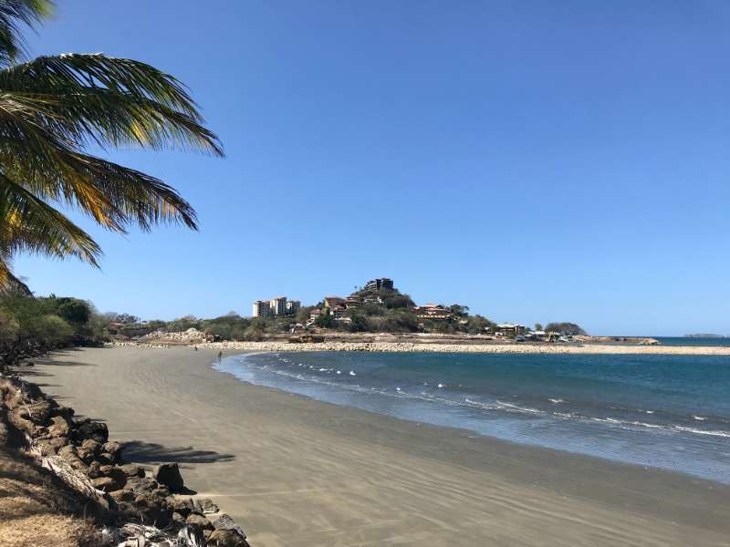 a view of playa flamingo in costa rica