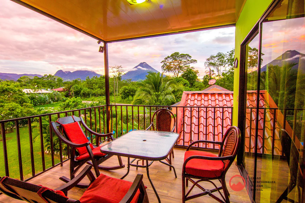 volcano view from jose manuel house, costa rica